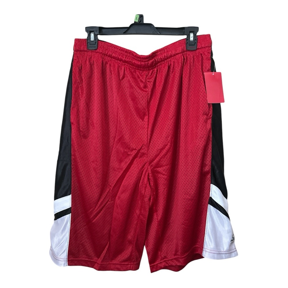 South Pole Men's Red and Black Athletic Shorts Size Large